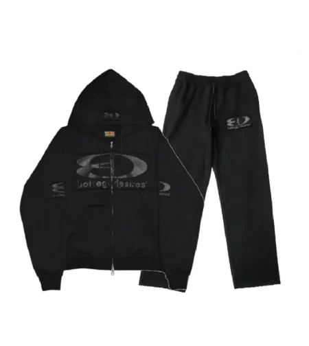 Bottega Desires Black Tech Tracksuit